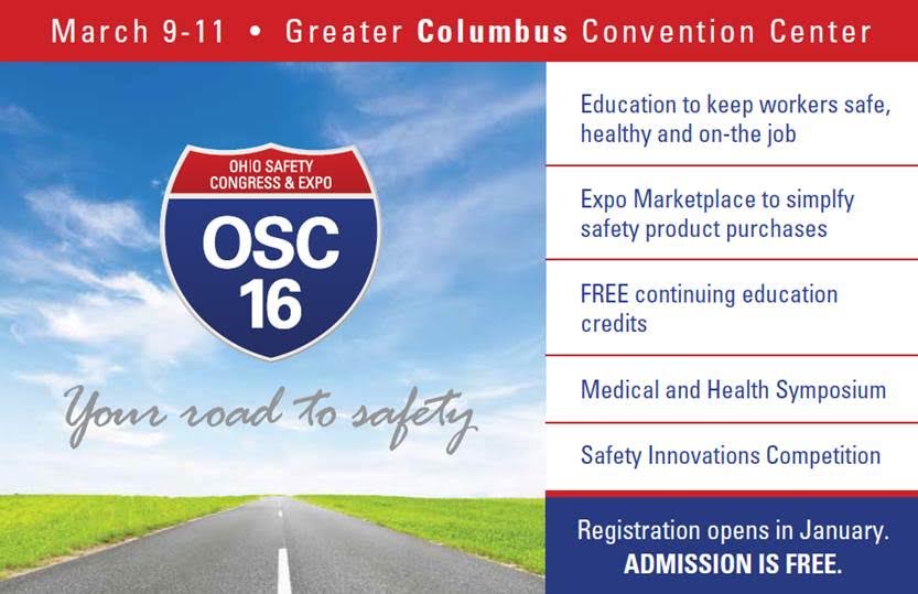 Ohio Safety Congress and Expo Save the Date! Construction Employers